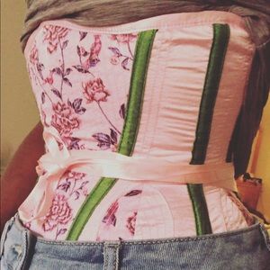 Pink and Green Corset Story RARE